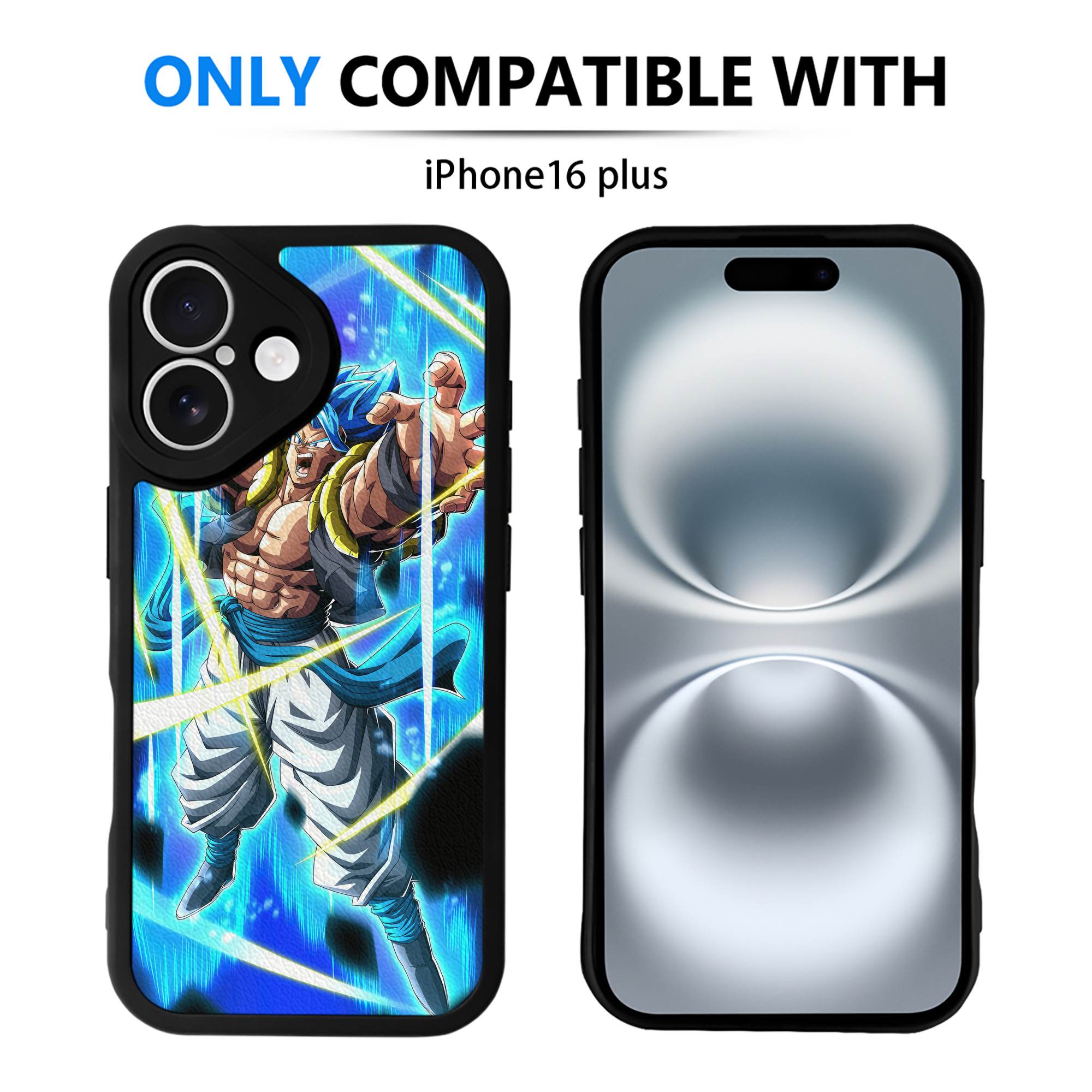 （画像用） ドラゴンボール DRAGON BALL 【iPhone 16シリーズ対応】シリコンスマホケース（レザー調） 材質：シリコン